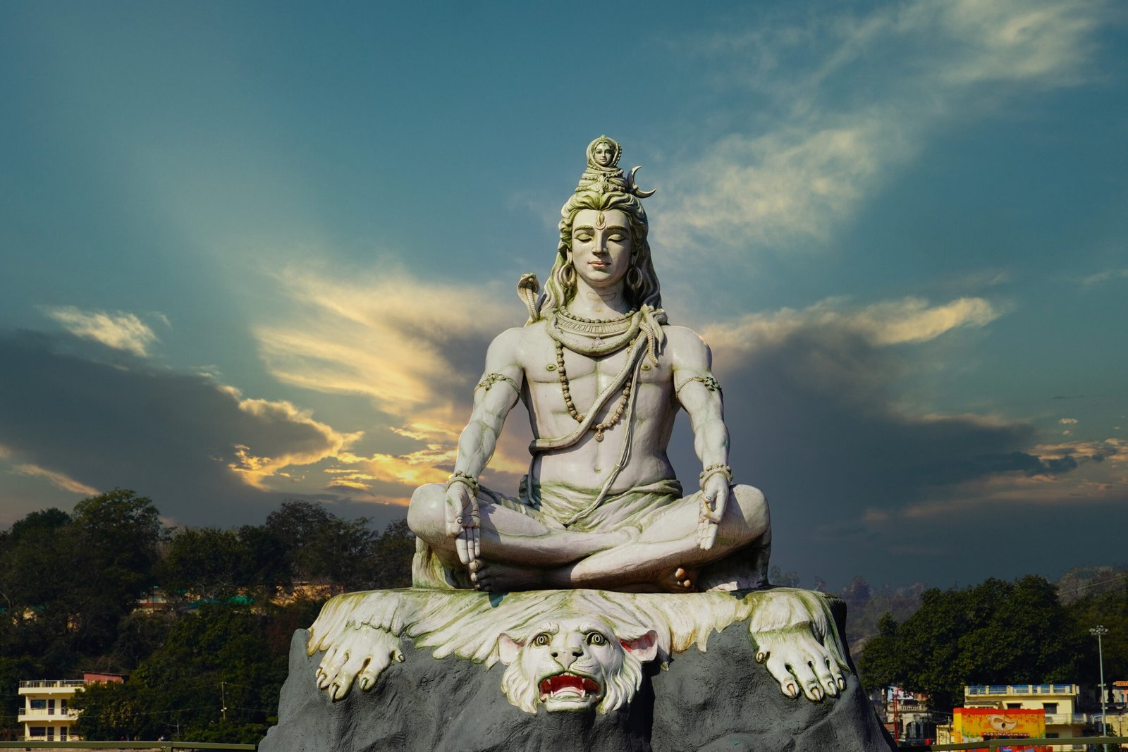 rishikesh shiva statue hd wallpaper